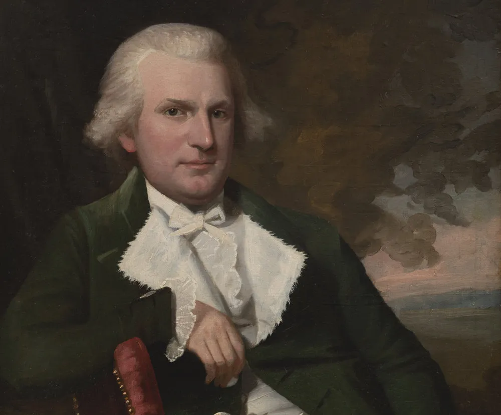 Ralph Earl (1751–1801). Portrait of a Gentleman, c. 1790. Oil on canvas, 32 x 27 in. (detail)