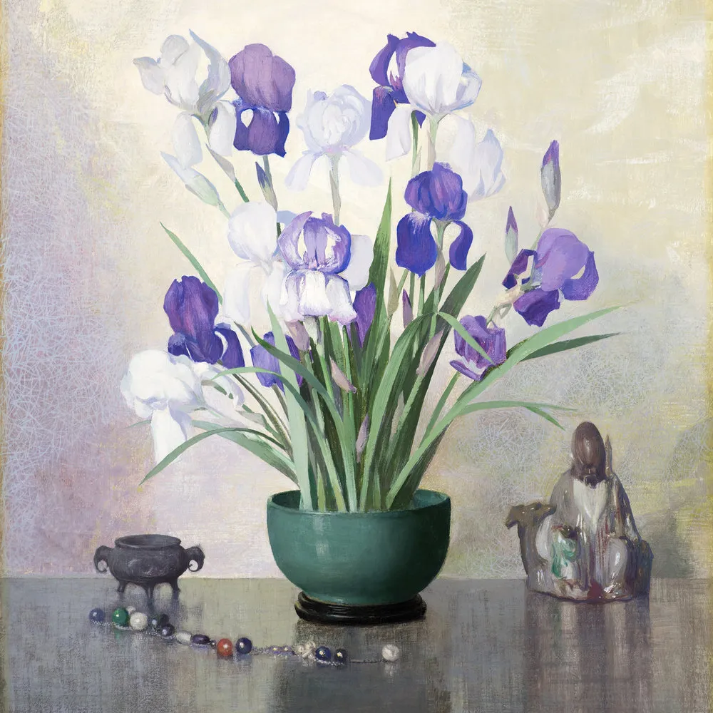 Hermann Dudley Murphy (1867-1945)  Iris, 1929. Oil on canvas. 30 x 25 in. (detail)