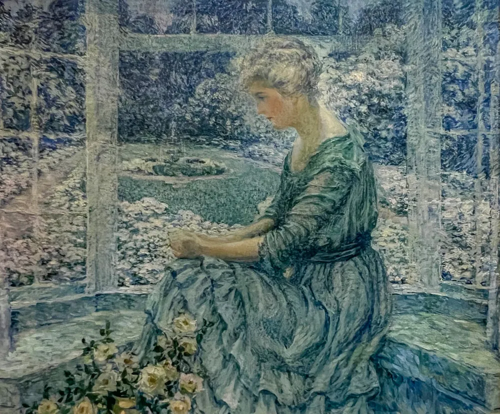 Louis Ritman (1889–1963). The Sunlit Window. Oil on canvas, 31 x 36 1/4 in. (detail)